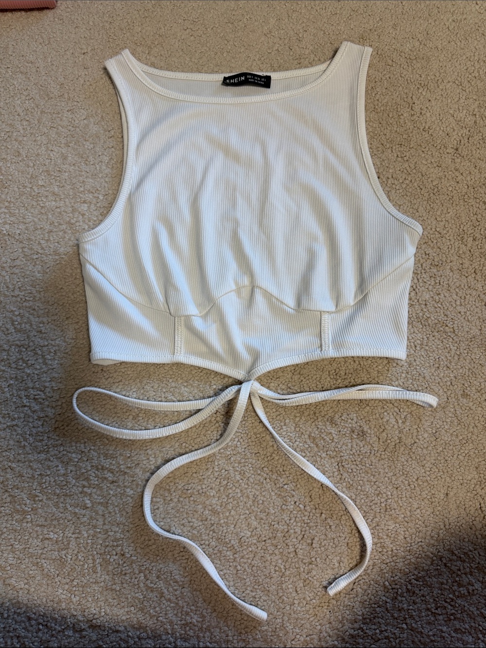 SHEIN Tie Tank Top